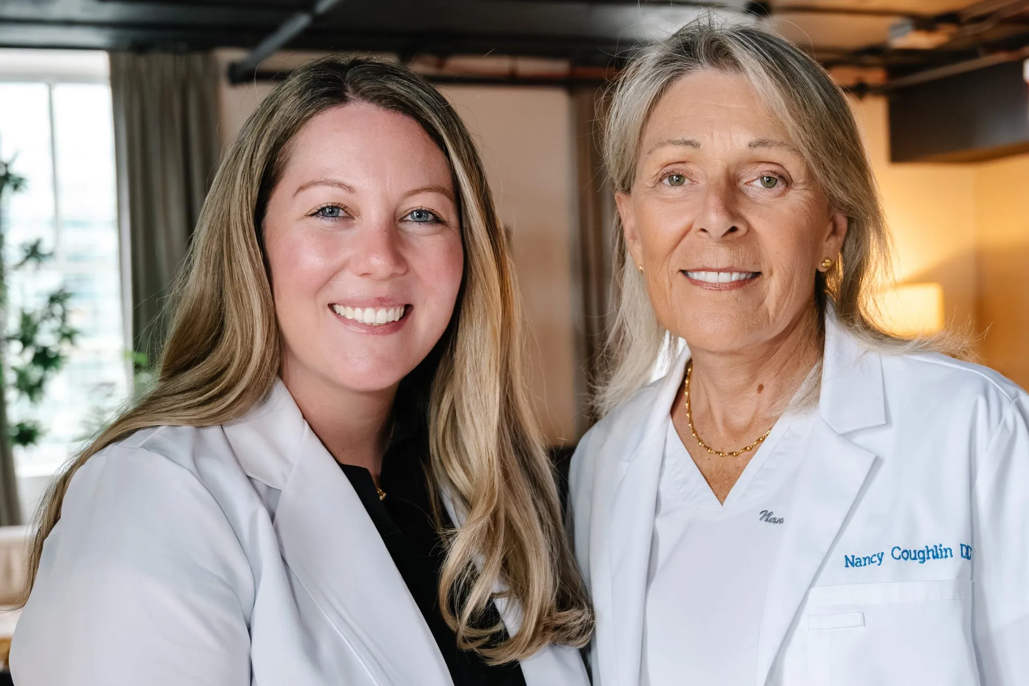 Dr. Bernadette Petra and Dr. Nancy Coughlin of Rock Dental